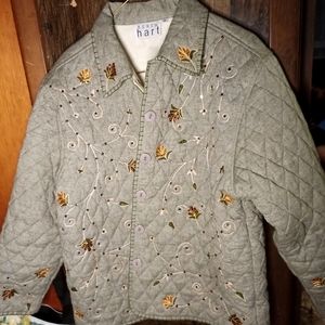 Embroidered Quilt Coat
